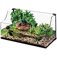 Exo Terra Curved Glass Turtle Terrarium, Aquatic Reptile Habitat