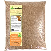 Josh's Frogs Mealworm & Superworm Wheat Bran Bedding and Food Source (5 Quarts)