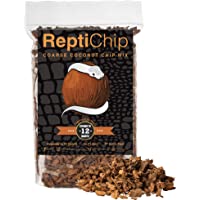 ReptiChip Coconut Substrate for Reptiles Loose Coarse Coconut Husk Chip Reptile Bedding