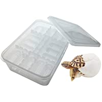 NGe Reptile Egg Incubator 16 Slots Professional Hatcher Hatching Box Case Tray Plastic Breeding Incubator for Hatching…