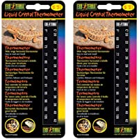 OMEM 2 Pack Digital Reptile Thermometer Switchable Celsius Fahrenheit Lizard Spider Tortoise Terrarium Tank Hygrometer…