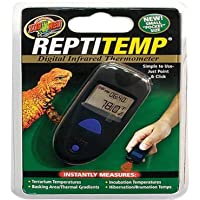 SunGrow Reptile Digital Thermometer, 1.5” x 2.3” x 0.5”, Easy to Read Display, Yellow, Battery Not Included, 1-Pack