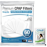resplabs CPAP Filters - Generic ResMed AirSense 10, S9 Machine Supplies - 60 Filter Pack
