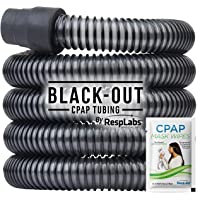 resplabs CPAP Hose - 6 Foot Black-Out Tubing - Universal Tube Compatible with All ResMed and Philips Respironics…