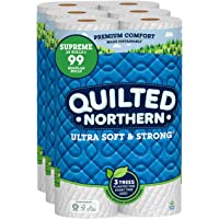 Quilted Northern Ultra Soft & Strong Toilet Paper, 24 Supreme Rolls = 99 Regular Rolls, 2-ply Bath Tissue