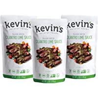 Kevin's Natural Foods Cilantro Lime Sauce - Keto and Paleo Simmer Sauce - Stir-Fry Sauce, Gluten Free, No Preservatives…