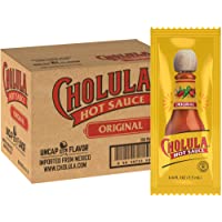 Cholula Original Hot Sauce Packets, 200 count - One 200 Count Individual Hot Sauce Packets with Mexican Peppers and…