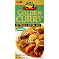S&B, Golden Curry Sauce Mix, Medium Hot, 3.2 oz