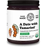 Organic Tamarind Date Chutney Condiment (Indian Preserve) - A Date with Tamarind, Non-GMO, No Sugar Added, Sweet and…