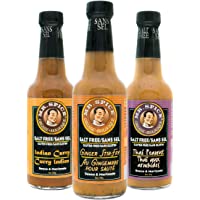 Mr. Spice Organic Salt Free Sauce - Ginger Stir Fry, Indian Curry , and Vegan Thai Peanut - Sodium and Gluten Free - Low…