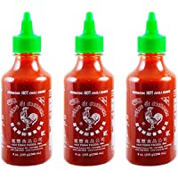 Huy Fong Sriracha Hot Chili Sauce, 9 Ounce Bottle ,spice,chili,sriracha(3 Bottles)