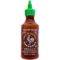 OCD Bargain Sriracha Hot Chili Sauce, Huy Fong 9 Ounce Bottle (1 Bottle)