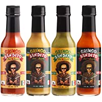 Gringo Bandito Hot Sauce Classic Variety Pack, 5 Fl Oz (Pack of 4)