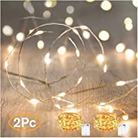 String Lights,Waterproof LED String Lights Fairy String Lights Starry ,Battery Operated String Lights for Indoor&Outdoor…
