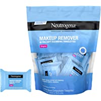 Neutrogena Makeup Remover Facial Cleansing Towelette Singles, Daily Face Wipes Remove Dirt, Oil, Makeup & Waterproof…