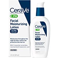 CeraVe PM Facial Moisturizing Lotion | Night Cream with Hyaluronic Acid and Niacinamide | Ultra-Lightweight, Oil-Free…