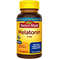 Nature Made Melatonin 5 mg, For Restful Sleep, 90 Tablets, 90 Day Supply