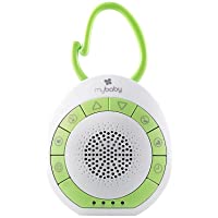 MyBaby SoundSpa On-The-Go-Portable White Noise Machine, 4 Soothing Sounds with 15, 30, and 45-Minute Auto Shutoff…