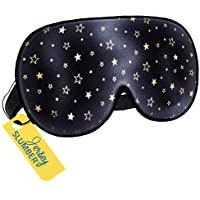 100% Silk Sleep Mask For A Full Night's Sleep | Comfortable & Super Soft Eye Mask With Adjustable Strap | Works With…