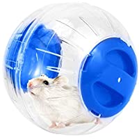 New Cute Hamster Running Ball 4.72 Inches, Crystal Ball for Hamsters,Small Silent Exercise Wheel, Small Animals Cage…