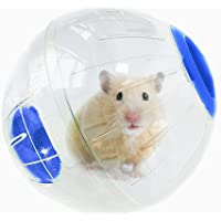 Hamster Exercise Ball,Small Animals Hamster Toy 6'' Running Sport Jogging Wheel,Hamster Activity Transparent Ball for…
