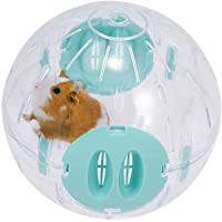 MouseBro Windmill Silent Candy-Color Running Wheel with Height-Adjustable Base and Cage Attachment for Hamsters, Gerbils…