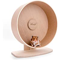 Niteangel Wooden Hamster Exercise Wheel - Silent Hamster Running Wheel for Hamsters Gerbil Mice and Other Similar-Sized…