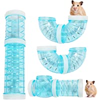 WishLotus Hamster Tubes, Adventure External Pipe Set Transparent MaterialHamster Cage & Accessories Hamster Toys to…