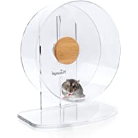 Niteangel Silent Hamster Exercise Wheel - Dual-Bearing Quiet Spinning Acrylic Hamster Running Wheel for Hamster Gerbils…