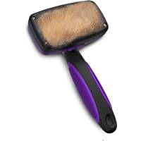 Pet Slicker Brush - Dog & Cat Brush for Shedding & Grooming - Dematting & Detangling Self-Cleaning Brushes for Dogs…