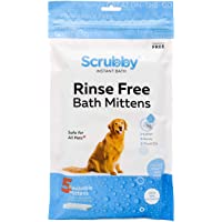 ScrubbyPet No Rinse Pet Wipes- Use for Pet Bathing, Pet Grooming, and Pet Washing, Simple to Use,Just Lather, Wi