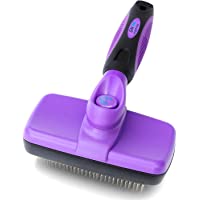 GM Pets™ Self Cleaning Slicker Brush | This is The Best Dog and Cat Brush for Shedding and Grooming | Our Pet Brushes…