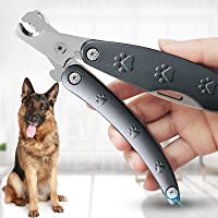 Best Dog Nail Trimmer for Anxiety Sensitive Dog, Quiet Sharpest Smoothest Dog Nail Clippers for X Large Medium Small…