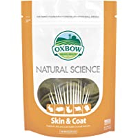 Oxbow Natural Science Skin & Coat Supplement - High Fiber, Palm Oil, Omega 3 and 6 Fatty Acids for Small Animals, 4.2 oz…