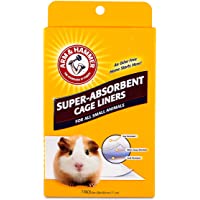 Arm & Hammer for Pets Super Absorbent Cage Liners for Guinea Pigs, Hamsters, Rabbits - Best Cage Liners for Small…