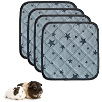 RIOUSSI Guinea Pig Cage Liners, Highly Absorbent Washable Reusable Guinea Pig Fleece Bedding for Midwest and C&C Cages…