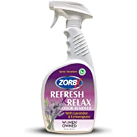 ZORBX Lavender Odor Eliminator Spray - Refresh and Relax Lavender & Lemongrass Fragrance, Strong Odor Remover and Fabric…