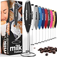 ULTRA HIGH SPEED MOTOR 19,000 RPM !, Milk Frother, With DOUBLE WHISK and STAND For quick preparation of Coffee foam…