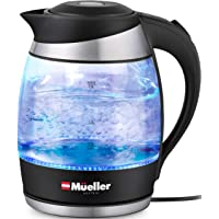 Mueller Ultra Kettle: Model No. M99S 1500W Electric Kettle with SpeedBoil Tech, 1.8 Liter Cordless with LED Light…