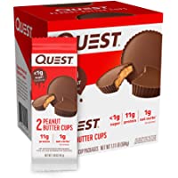 Quest Nutrition High Protein Low Carb, Gluten Free, Keto Friendly, Peanut Butter Cups, 17.76 Ounce