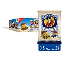 Pirate's Booty Aged White Cheddar Cheese Puffs, 24ct, 0.5oz Snack Size Bags, Gluten Free, Healthy Kids Snacks