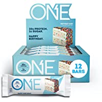 ONE Protein Bars, Birthday Cake, Gluten Free Protein Bars with 20g Protein and Only 1g Sugar, Guilt-Free Snacking for…