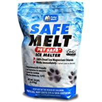 HARRIS Safe Melt Pet Friendly Ice and Snow Melter, Fast Acting 100% Pure Magnesium Chloride Formula, 10lb