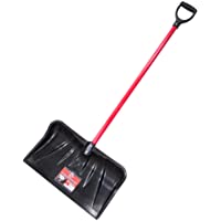 Bully Tools 92814 Combination Snow Shovel with Fiberglass D-Grip Handle, 22-Inch