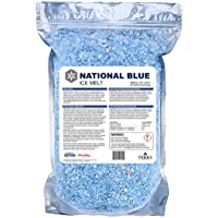 National Blue Ice Melt 8lb Bag - Fast Acting Ice Melter - Pet, Plant and Concrete Friendly, Environmentally Safe - Free…
