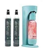 Drinkmate Sparkling Water and Soda Maker, Carbonates Any Drink, Bubble Up Bundle - Includes Two 60L CO2 Cylinders, One…