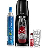 sodastream x Sparkling Water Maker Limited Edition Bundle (Black) Fizzi Kit With bubly Drops, 1 Liter