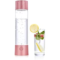 CO-Z Portable Sparkling Water Maker Pink, 750mL Homemade Soda Pop Maker Machine, 1.6 Pint Seltzer Water Fizzy Drink and…