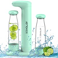 Sodaology Sparkling Water Soda Maker, Kit w/Two Carbonation Bottle and Fizz Infuser (CO2 Cylinder Not Included)