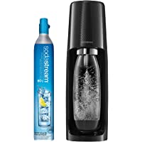 sodastream Fizzi Sparkling Water Maker (Black) with CO2 and BPA free Bottle